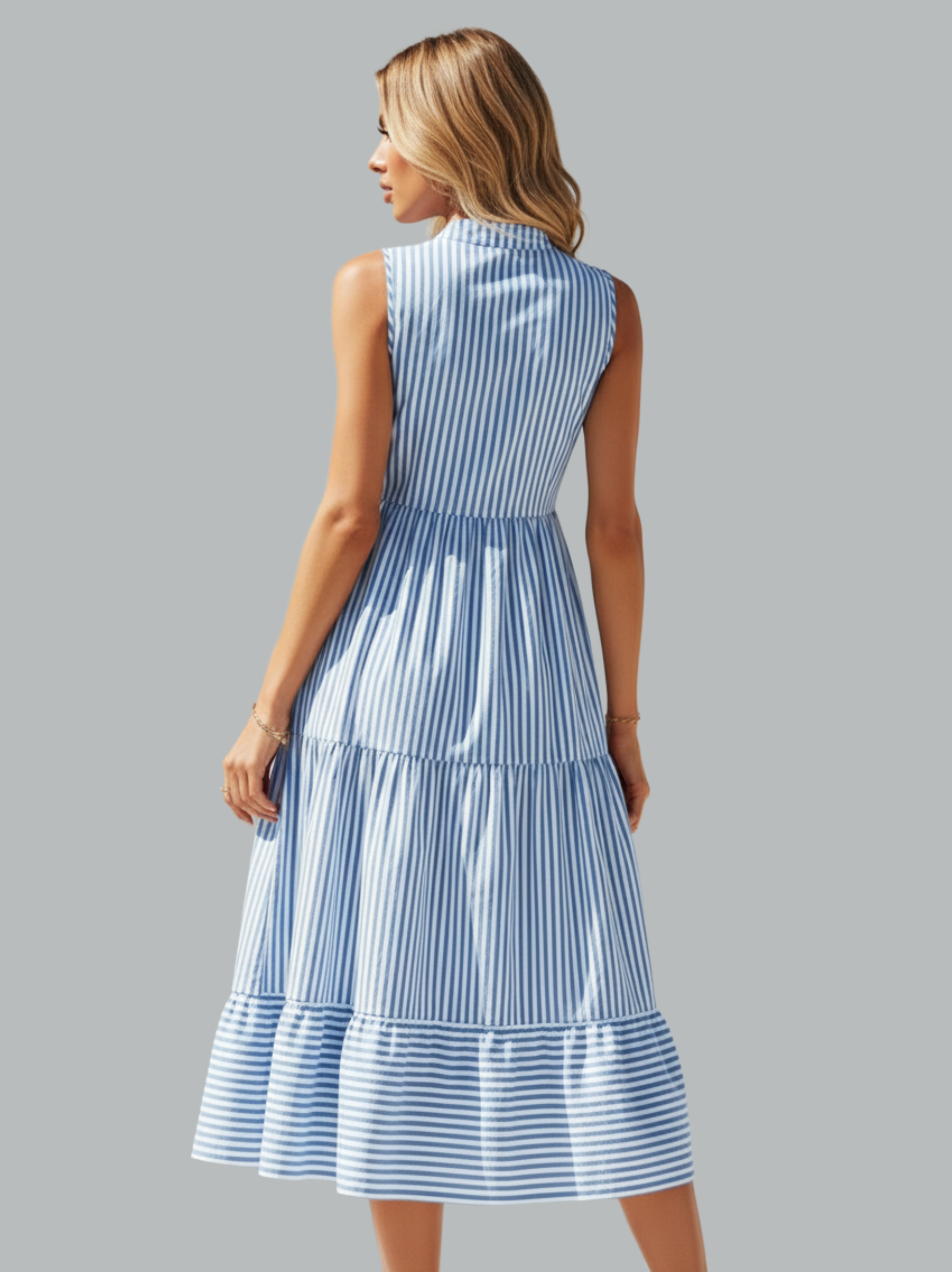 Cheska Striped Dress
