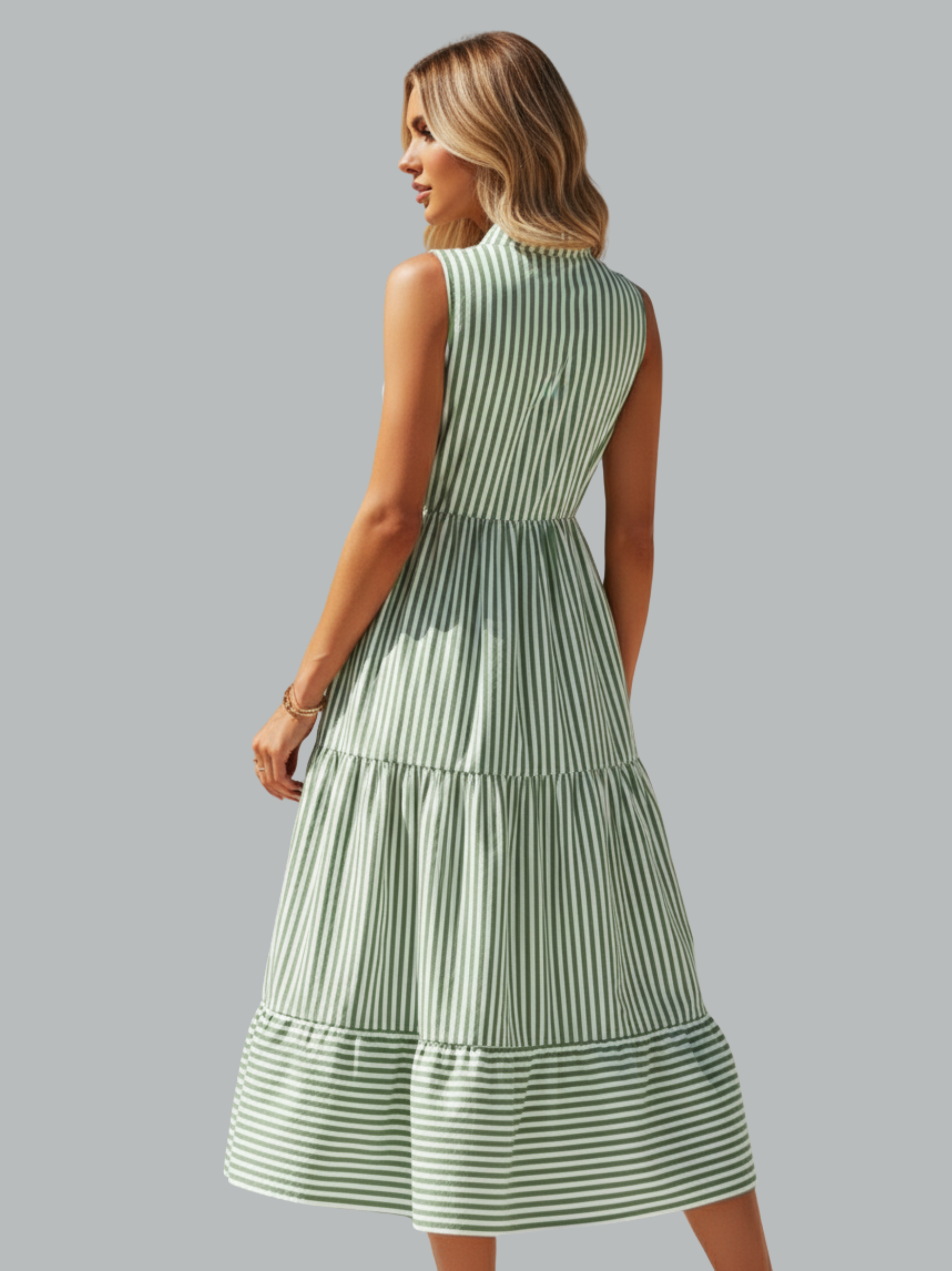 Cheska Striped Dress